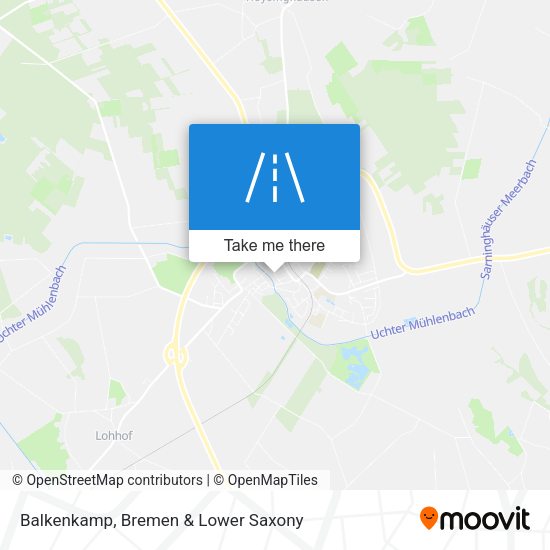 Balkenkamp map