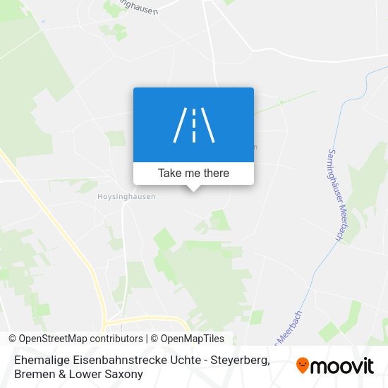 Ehemalige Eisenbahnstrecke Uchte - Steyerberg map