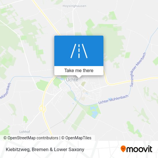 Kiebitzweg map