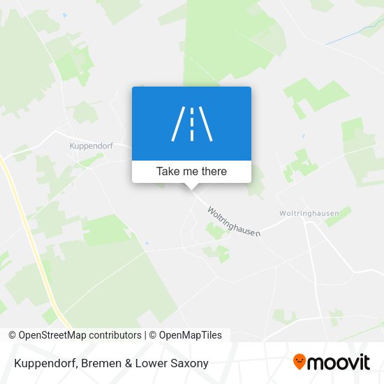 Kuppendorf map