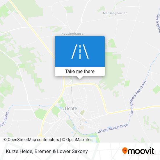 Kurze Heide map