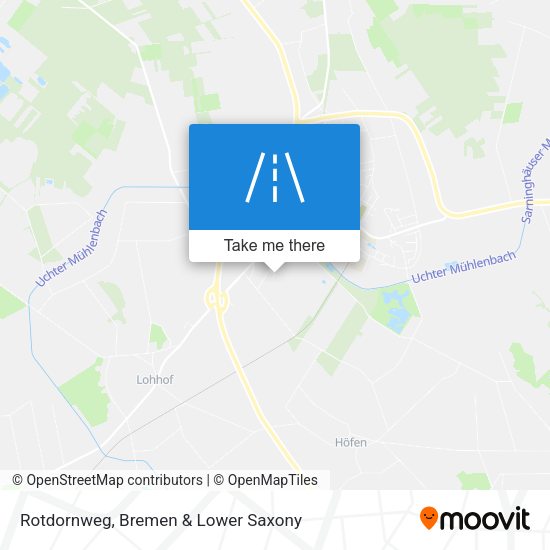 Rotdornweg map