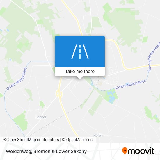 Weidenweg map