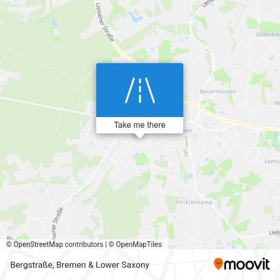 Bergstraße map