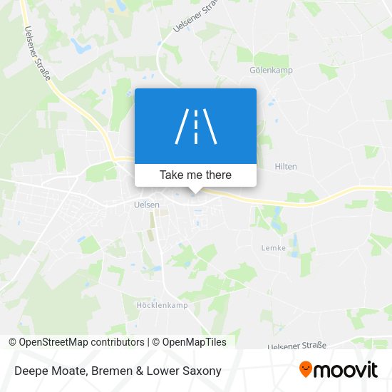 Deepe Moate map
