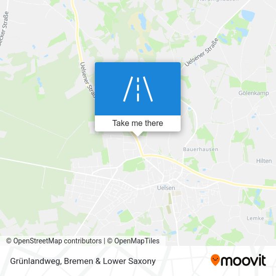 Grünlandweg map