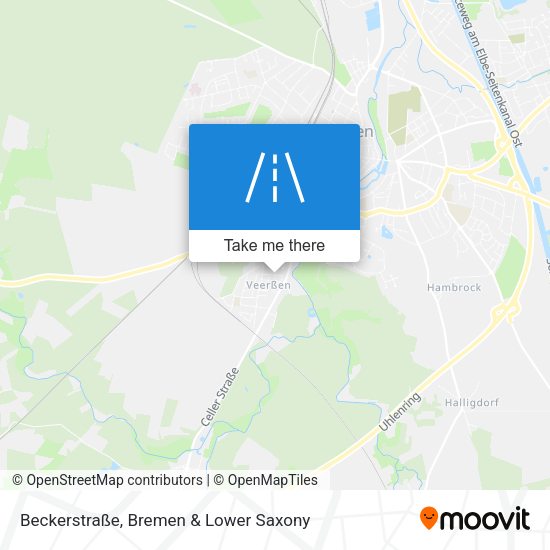 Beckerstraße map