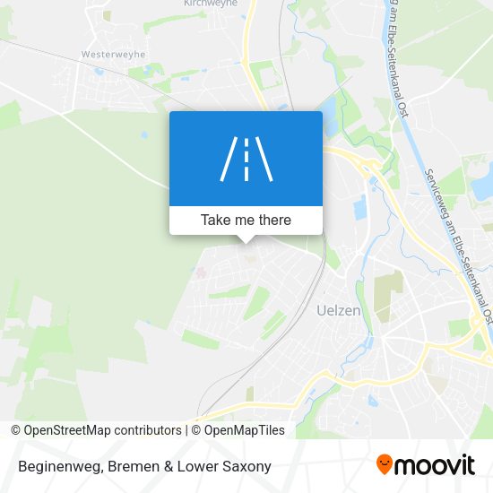 Beginenweg map
