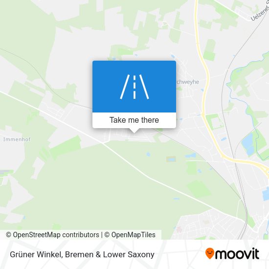 Grüner Winkel map