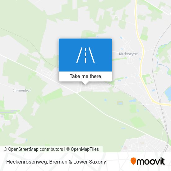 Heckenrosenweg map