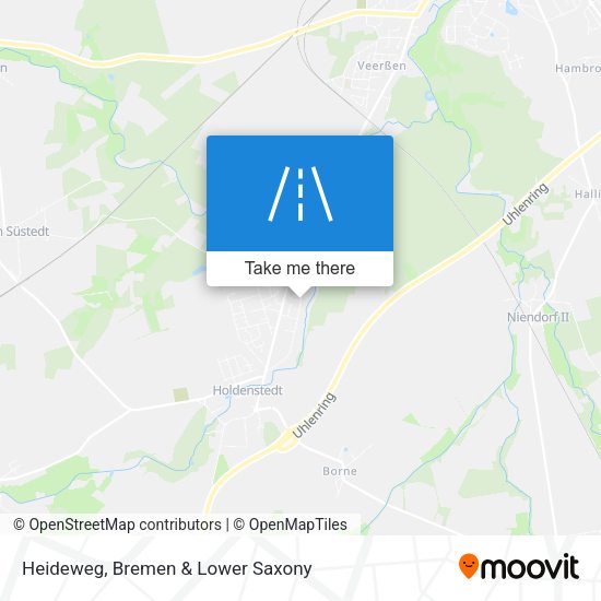 Heideweg map