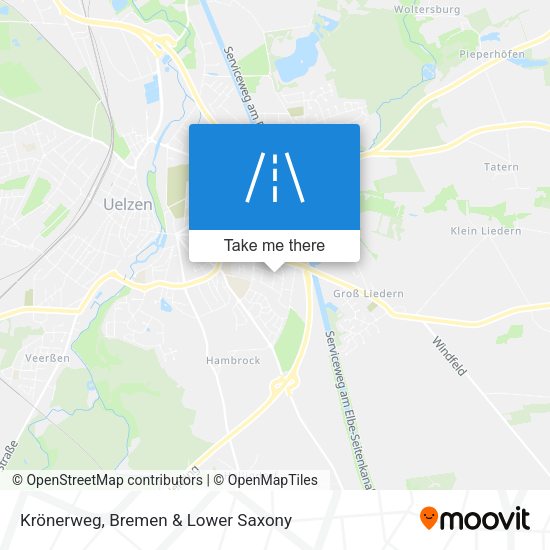 Krönerweg map