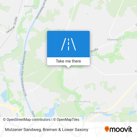 Molzener Sandweg map