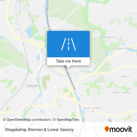 Stegekamp map