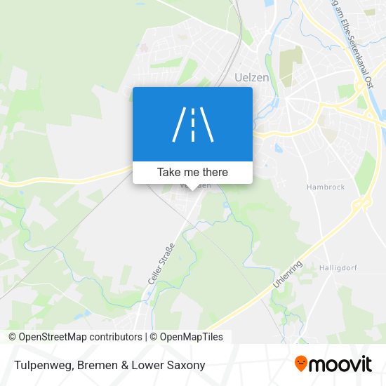 Tulpenweg map
