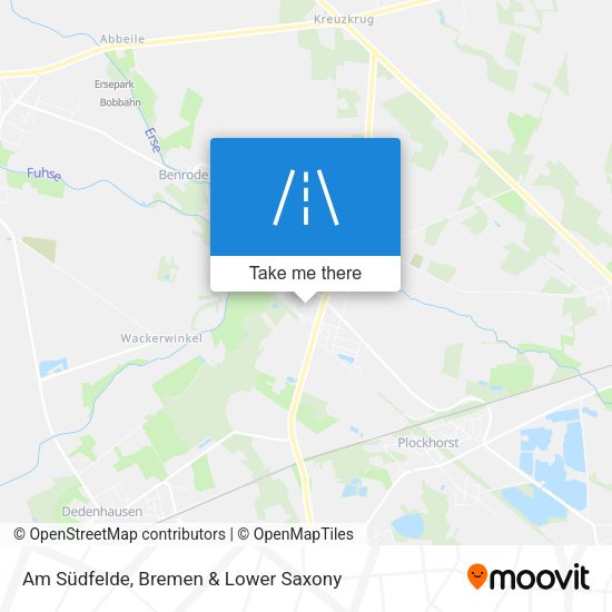 Am Südfelde map