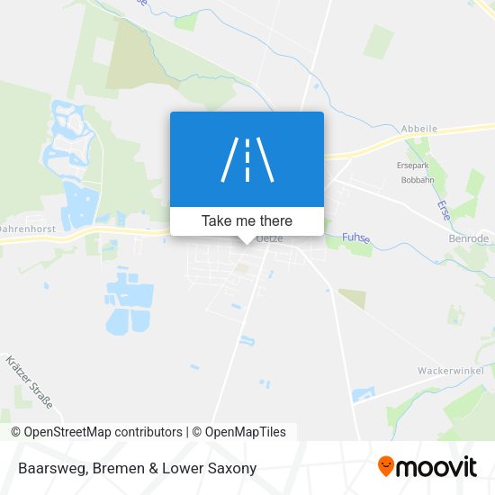 Baarsweg map
