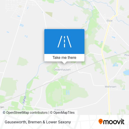Gauseworth map