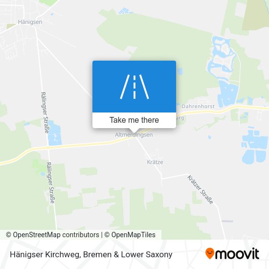 Hänigser Kirchweg map
