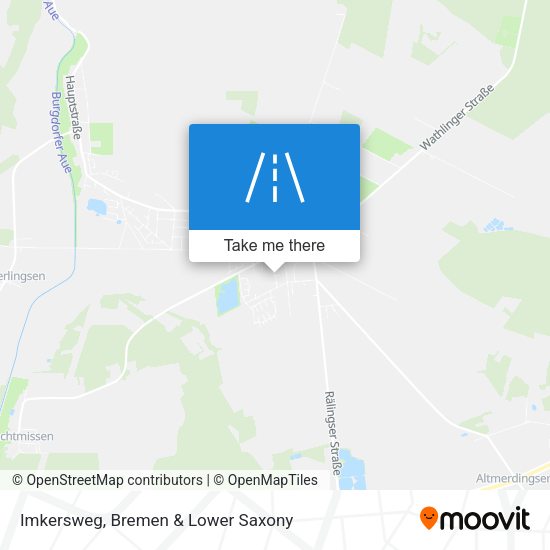 Imkersweg map