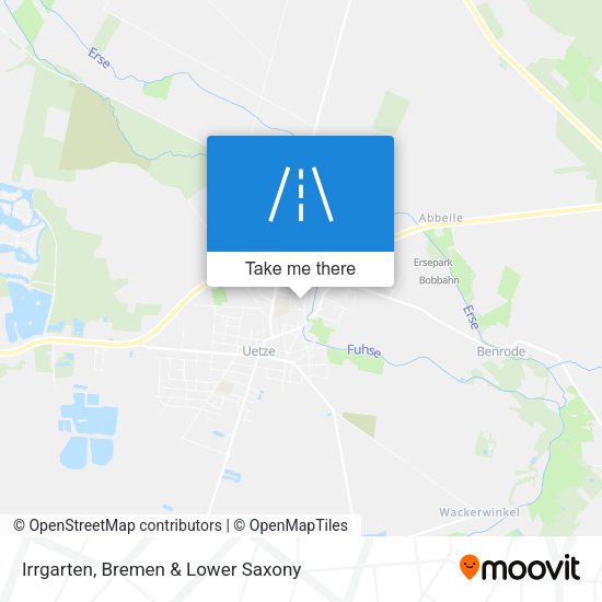 Irrgarten map