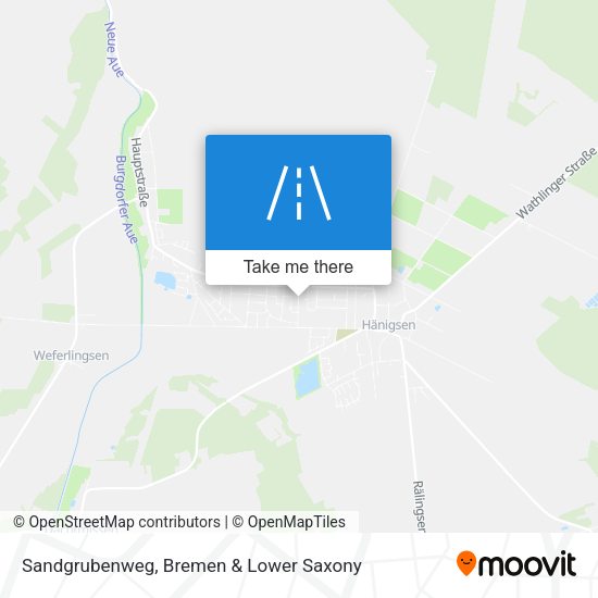 Sandgrubenweg map
