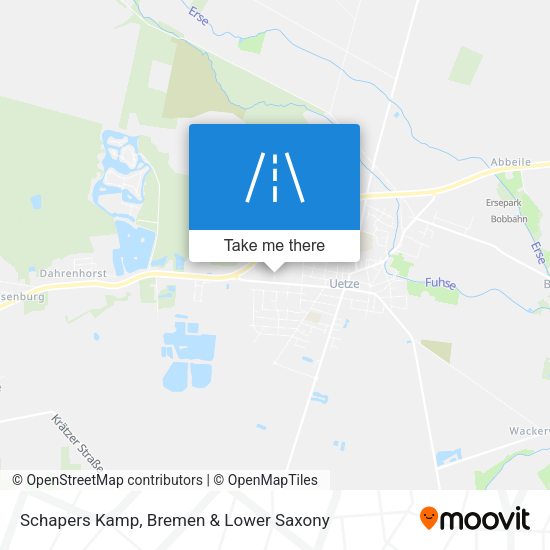 Schapers Kamp map
