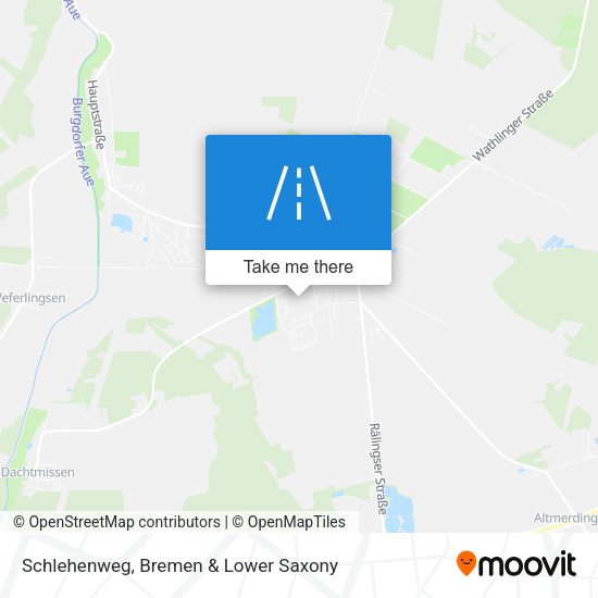 Schlehenweg map