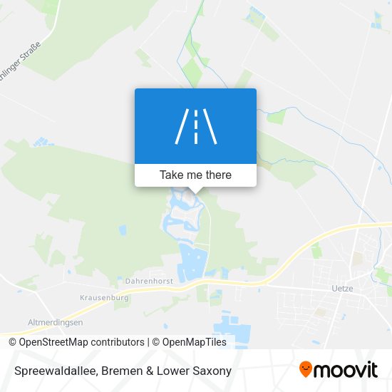 Spreewaldallee map
