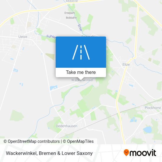 Wackerwinkel map