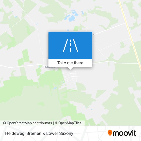 Heideweg map