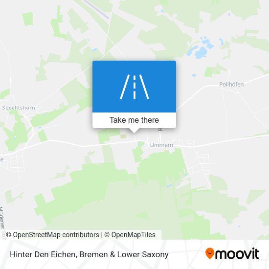 Hinter Den Eichen map