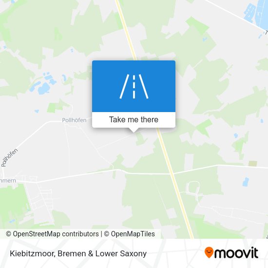 Kiebitzmoor map