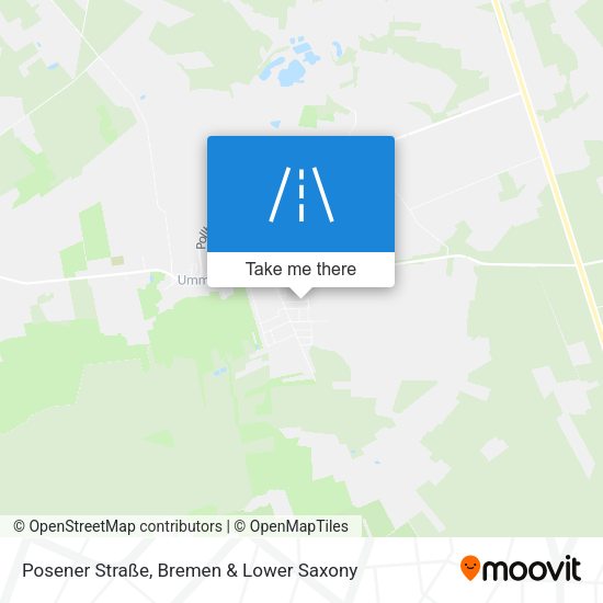 Posener Straße map