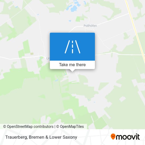 Trauerberg map