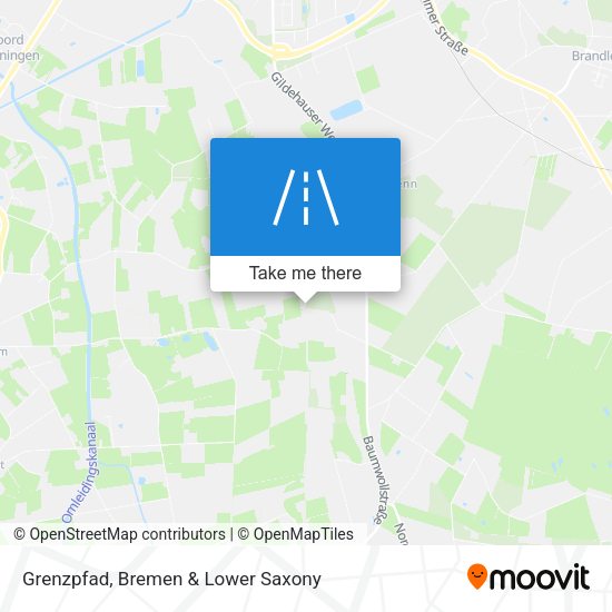 Grenzpfad map