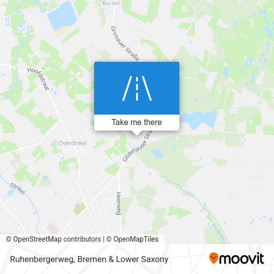 Ruhenbergerweg map