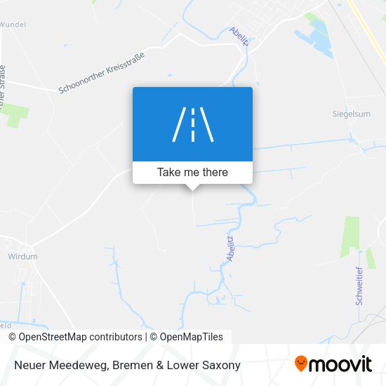 Neuer Meedeweg map
