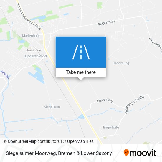 Siegelsumer Moorweg map