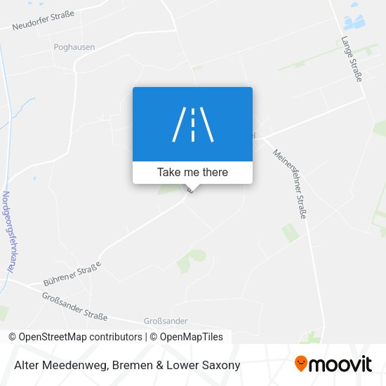 Alter Meedenweg map