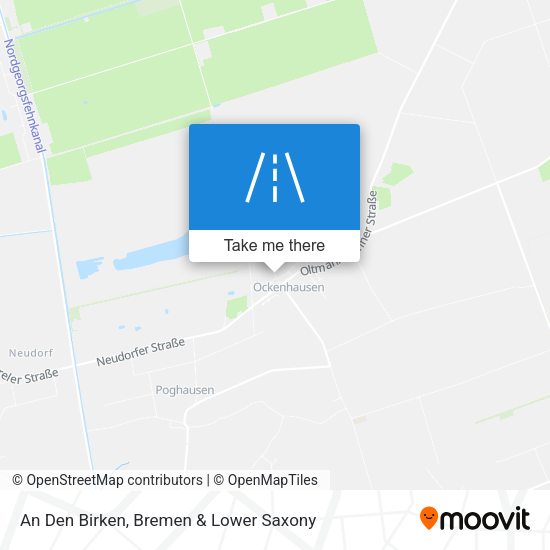 An Den Birken map