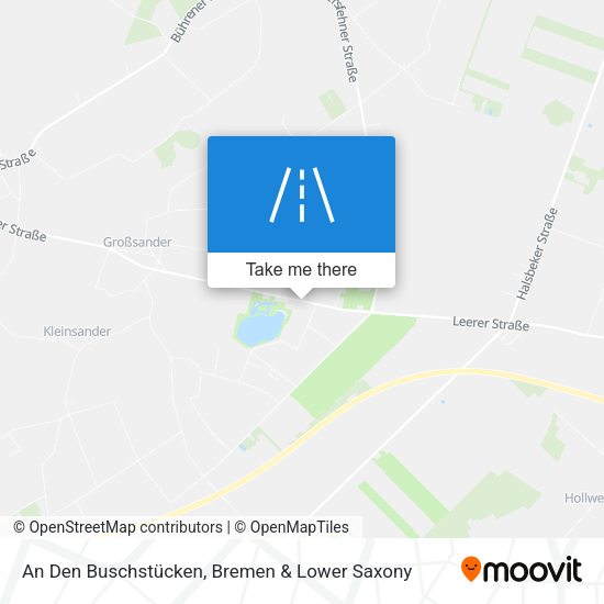 An Den Buschstücken map