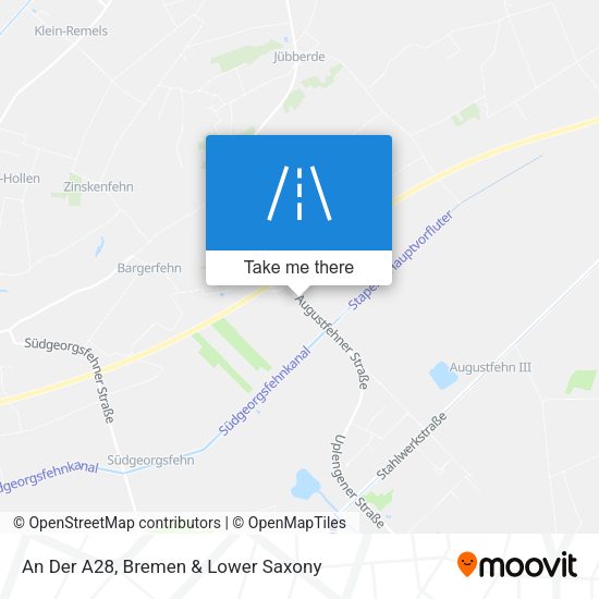 An Der A28 map