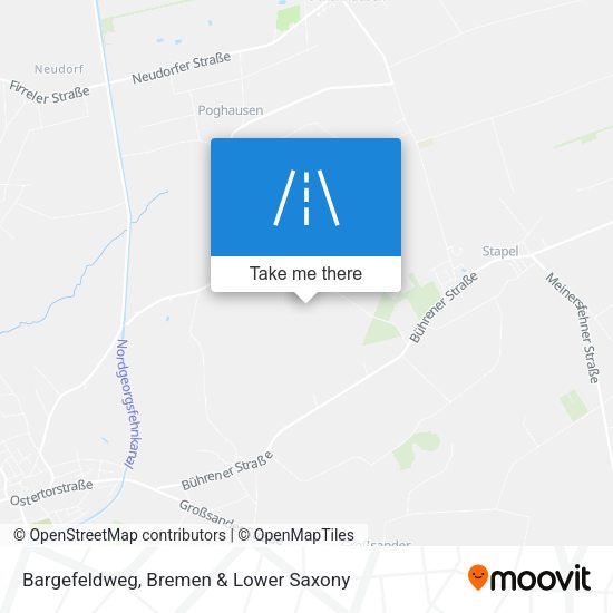 Bargefeldweg map