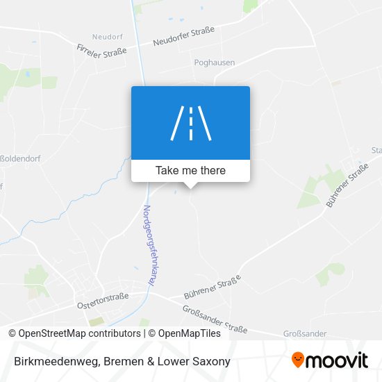 Birkmeedenweg map