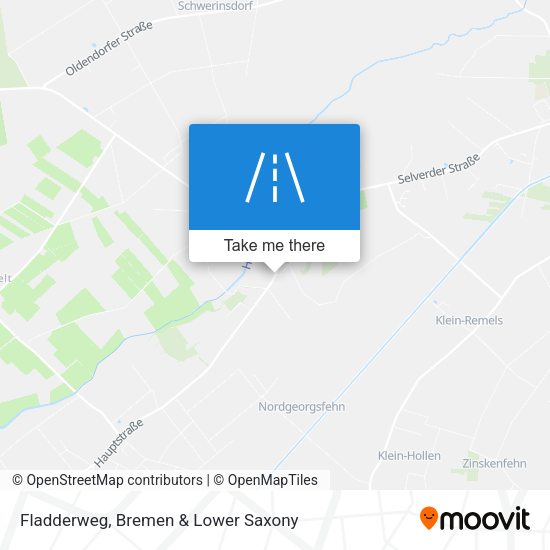 Fladderweg map