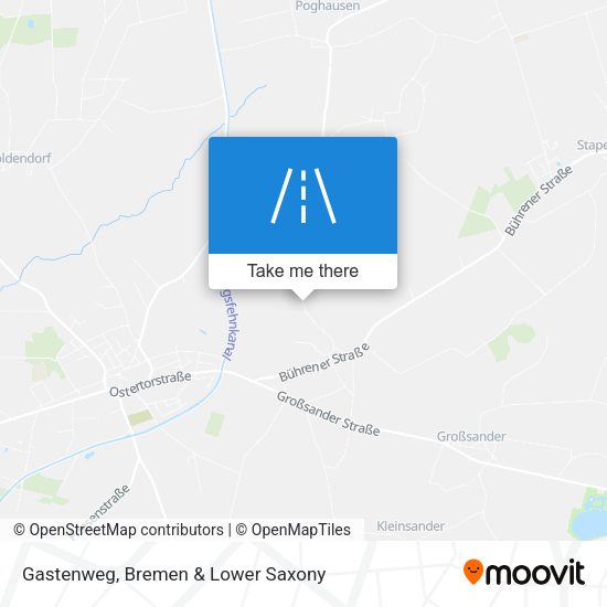 Gastenweg map