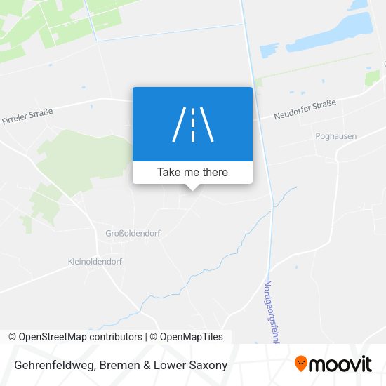 Gehrenfeldweg map