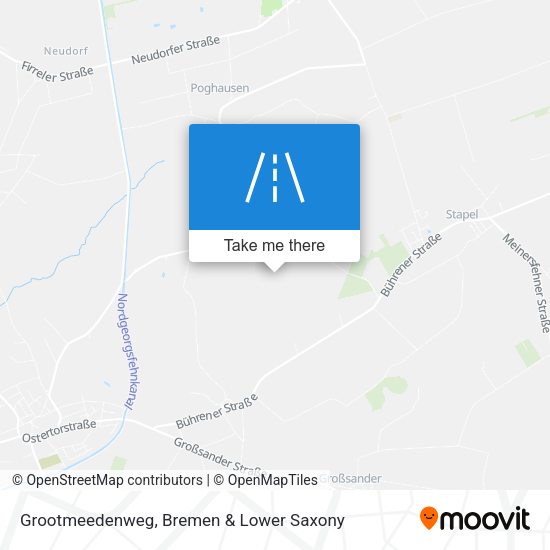 Grootmeedenweg map