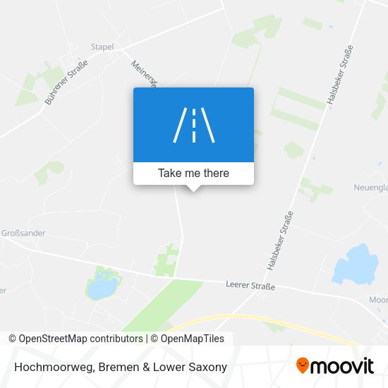 Hochmoorweg map